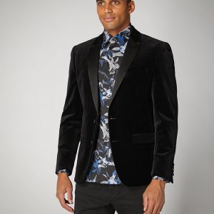 Remus Uomo Black Velvet Tux Jacket