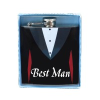 Best Man Hip Flask