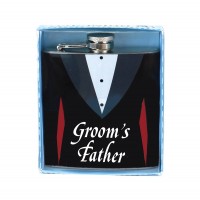 Grooms Father Hip Flask