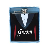 Groom Hip Flask