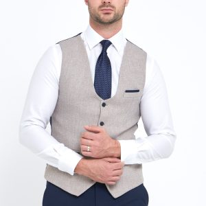 SIMON BEIGE WAISTCOAT
