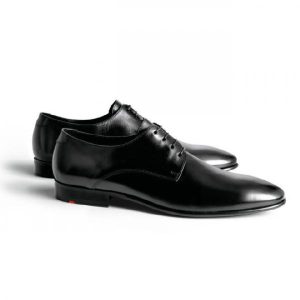 Lloyd Plain Black Patent Shoe